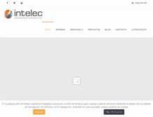 Tablet Screenshot of intelec-ingenieria.com